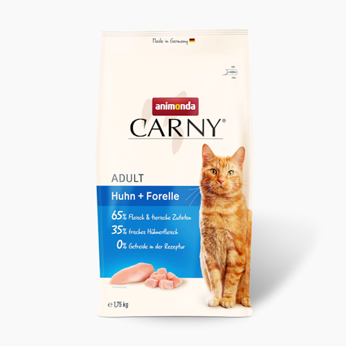 animonda Carny Adult Huhn+Forelle Katzetrockenfutter