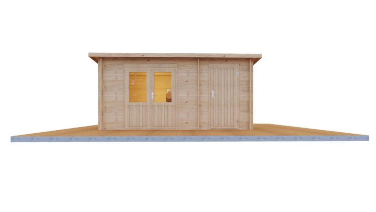 Wolff Finnhaus Gartenhaus Geeltje 4323 - 40 mm