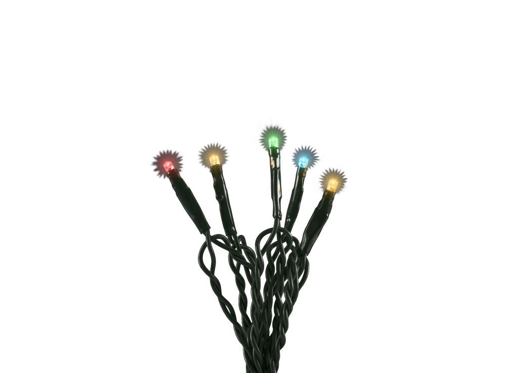 Konstsmide Weihnachtsbeleuchtung  Micro LED Lichterkette 10 bunte Dioden