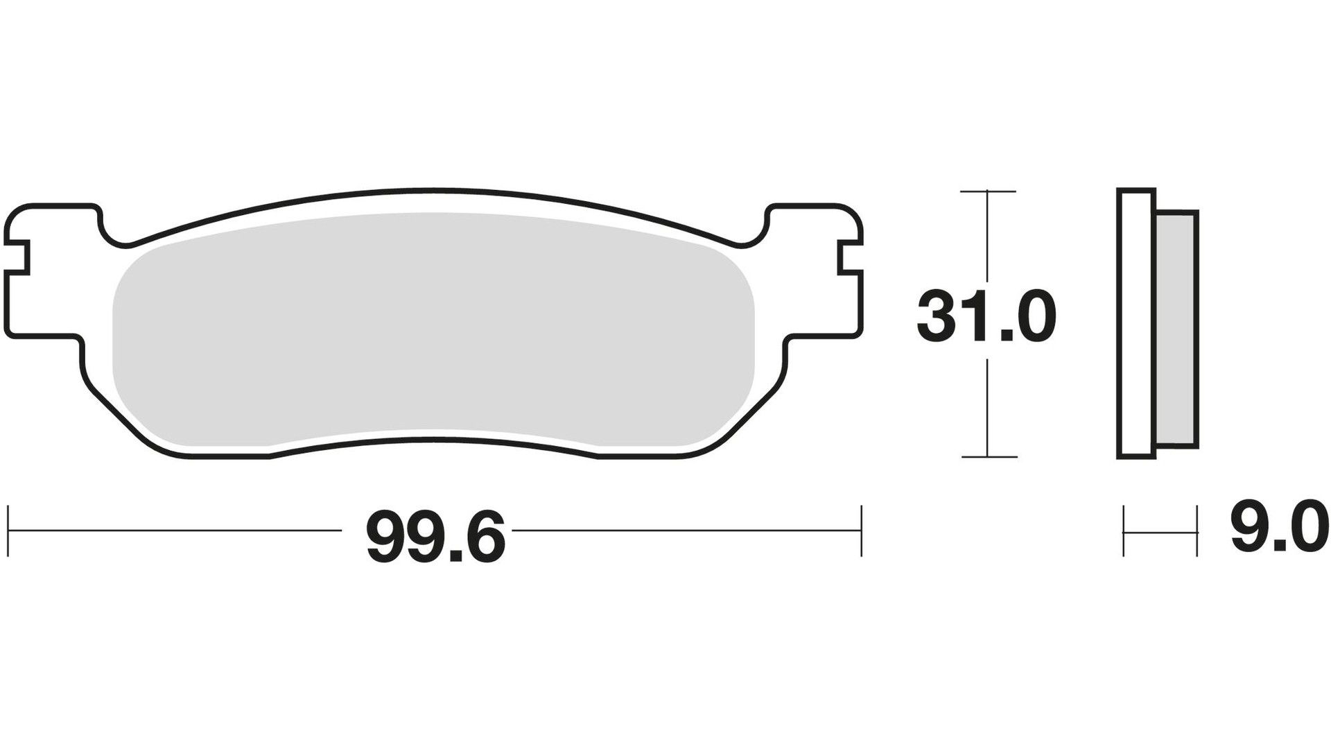 TRW Bremsbelag MCB 699 mit Zulassung