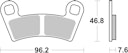 Vorschaubild SBS Bremsbelag 898RSI Offroad Racing Sinter