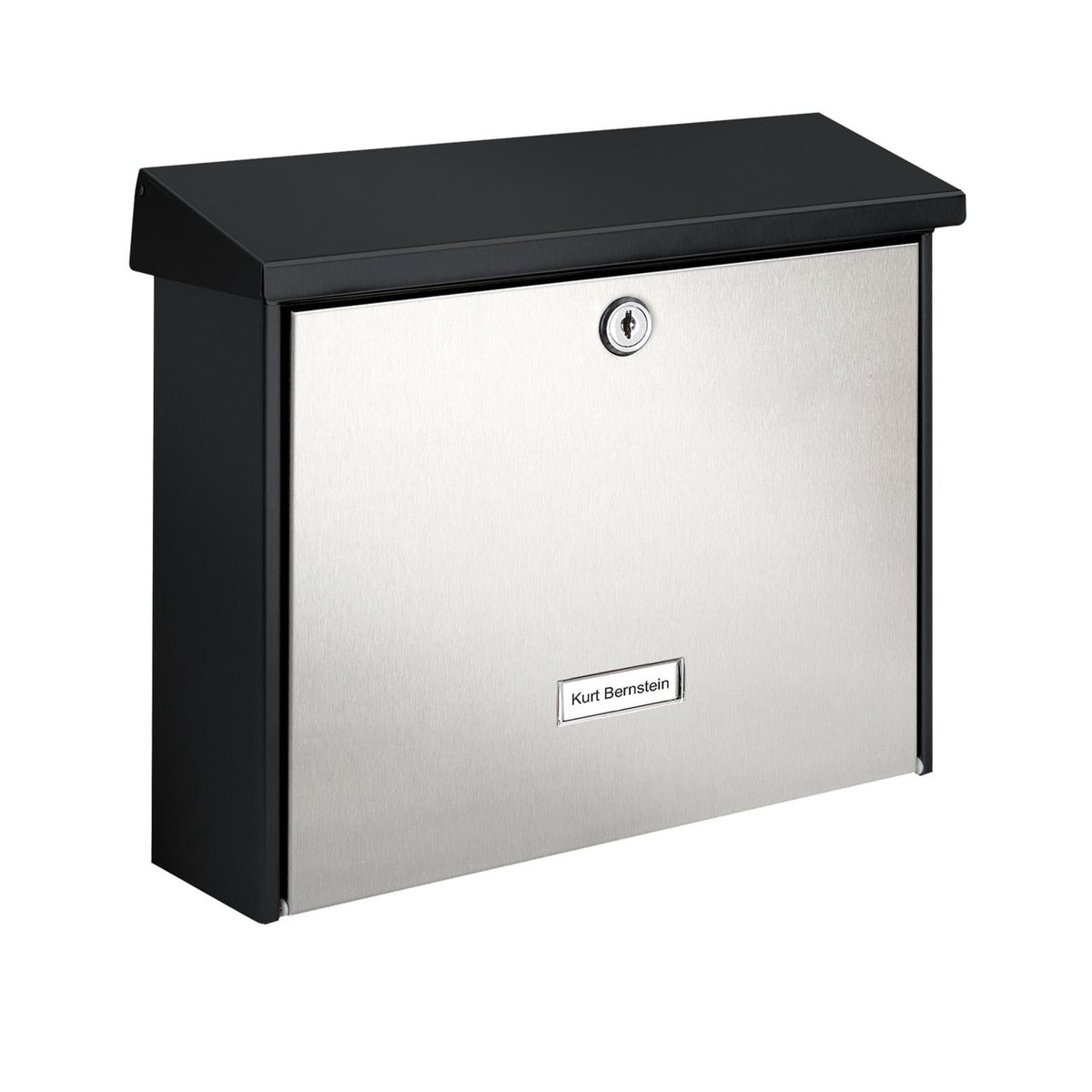 Burg Wächter Briefkasten London 6867 Black+Steel