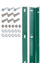 Vorschaubild Alberts® Befestigungsleiste f.Doppelstab-Gittermatten,grün,Länge:1600 mm,m.Schrauben 623180