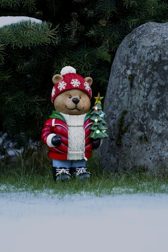 Konstsmide Weihnachtsbeleuchtung LED Teddybär klein batteriebetrieben