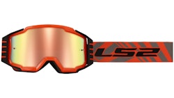 LS2 Crossbrille Charger Pro – Neonorange/Iridium