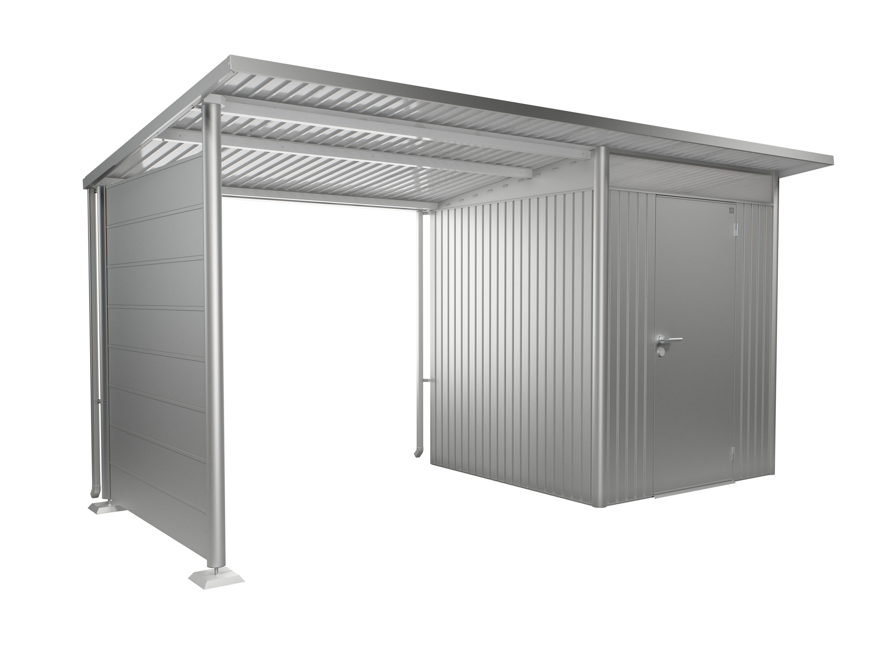 Biohort Seitenwand für Seitendach Gerätehaus Avantgarde & Avantgarde Eco T 157 x H 182 cm (für Seitendach Avantgarde A1 ...