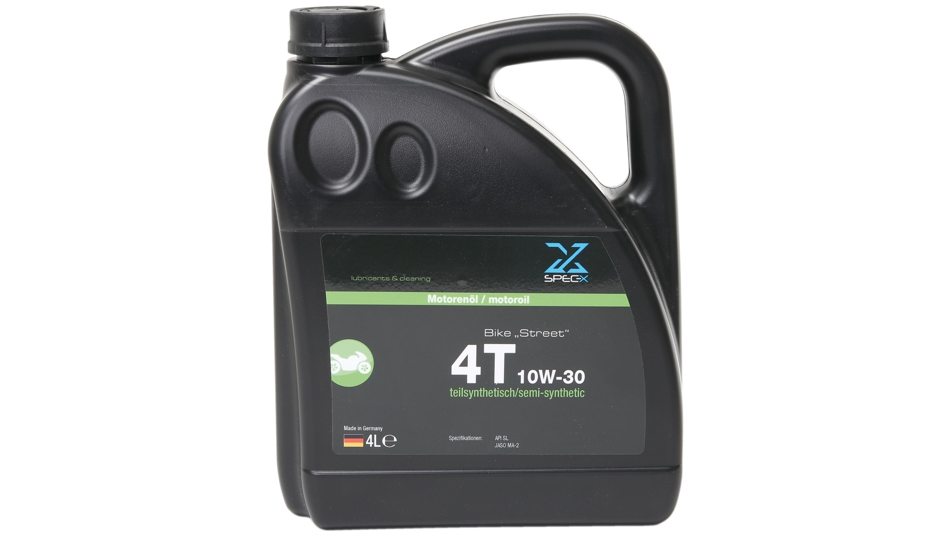 Spec X Motoröl Bike 4T Street 4 Liter 10W-30 Teilsynthetisch