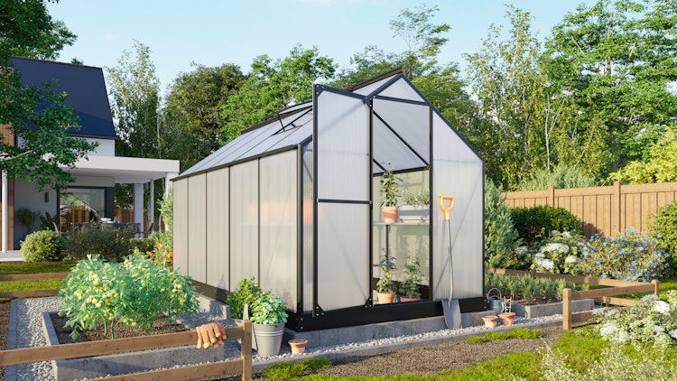 Vitavia Gewächshaus Eos 7500 inkl. 2 Dachfenster - 7,5 m²