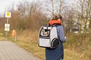 Vorschaubild TRIXIE Rucksack Chloe, 39 × 43 × 27 cm, hellgrau/schwarz