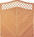 Vorschaubild T&J CLASSICO Sichtschutz Rankgitter Krone Douglasie 1800 x 1800/1900 mm