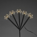 Vorschaubild Konstsmide Weihnachtsbeleuchtung  LED Spiessleuchte mit 5 Schneeflocken