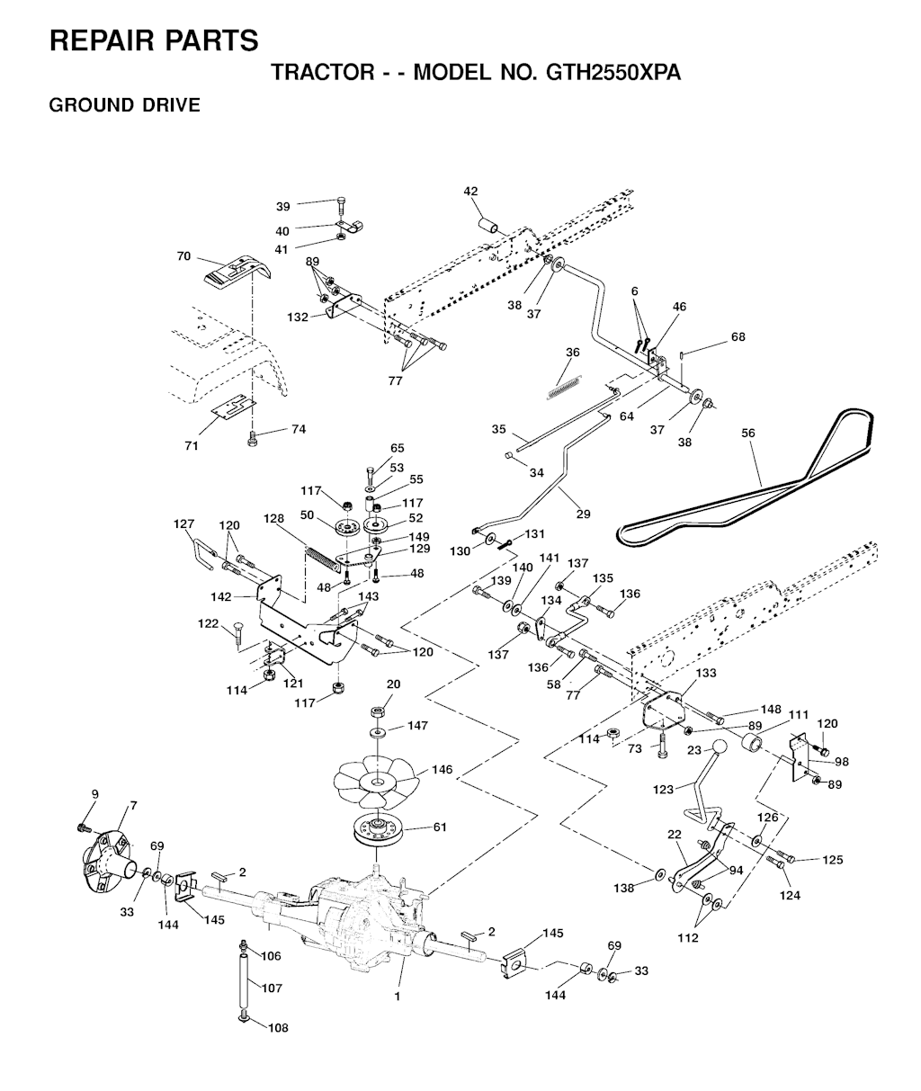 Explosionszeichnung Ersatzteile