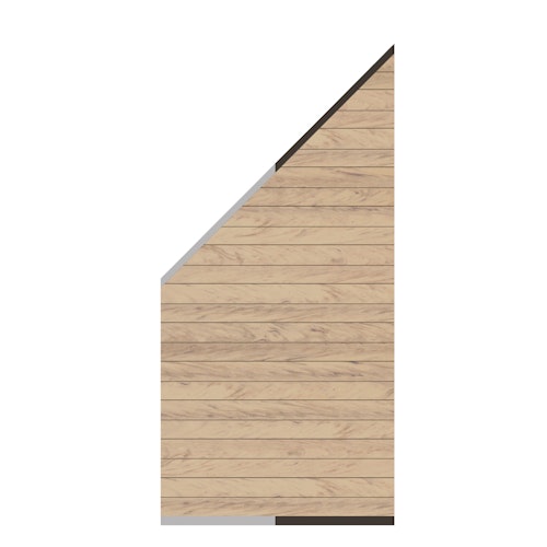 TraumGarten System WPC Classic Zaun-Anschluss-Set