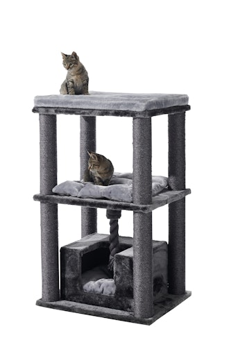 NOBBY Kratzbaum "BRIDA" grau; 60 x 48 x 90 cm