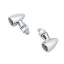 Vorschaubild HIGHSIDER smart Sixteen Bullet LED Rück-, Bremslicht, Blinker Chrom/Getönt 3in1, E-Geprüft (Paar)