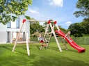 Vorschaubild Weka Tabaluga Abenteuer-Doppelschaukel 816 A mit Podest und Rutsche