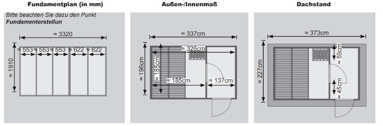 Karibu Gartensauna Pultdach Saunahaus Skrollan 1 mit Vorraum terragrau inkl. gratis Sauna-Zubehörset im Wert von 234,94 €