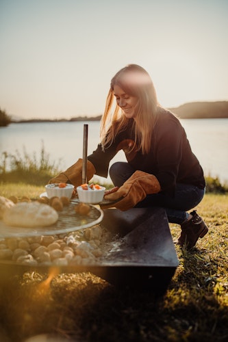 höfats TRIPLE Grillrost Edelstahl Ø55 (mit Stange 55)