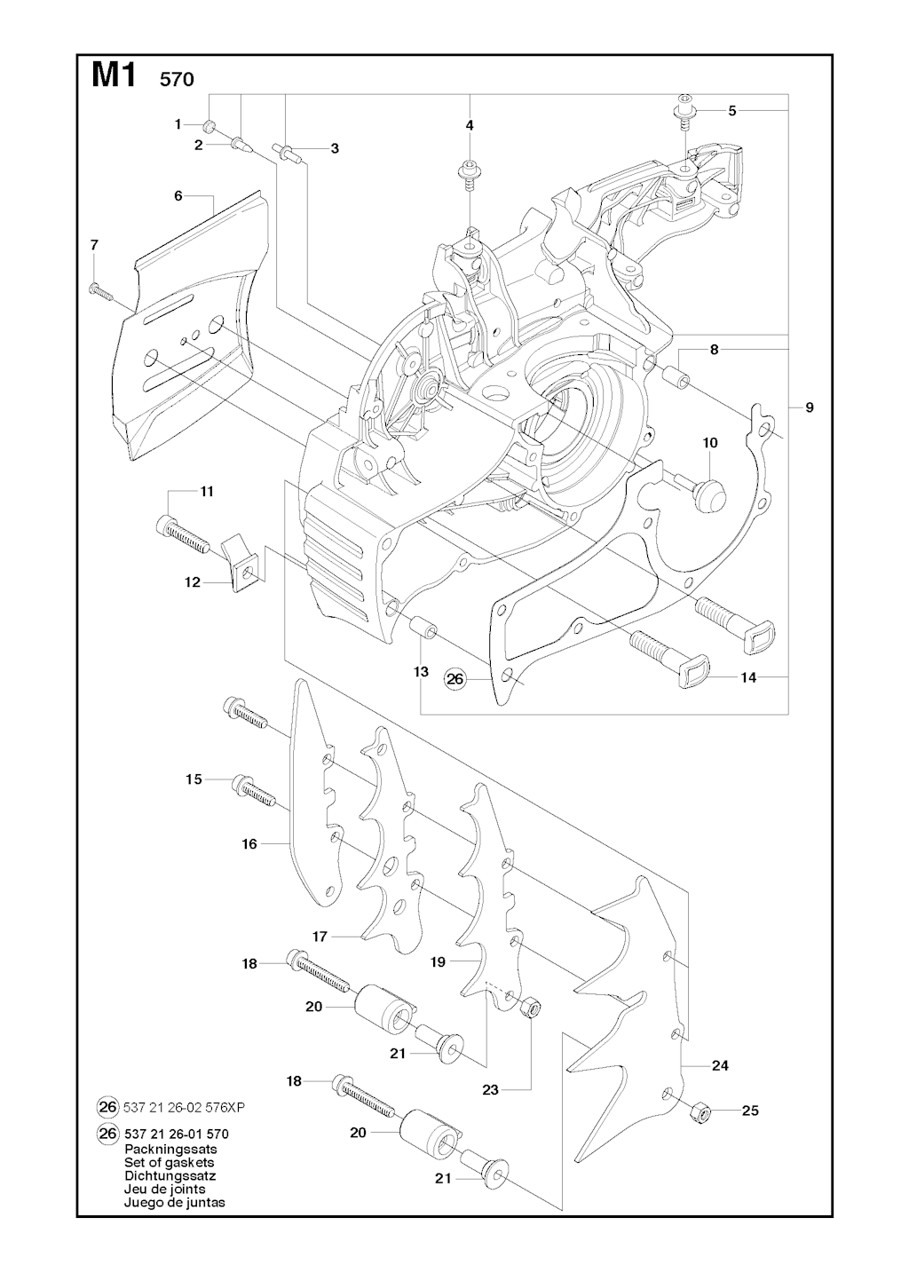 Explosionszeichnung Ersatzteile