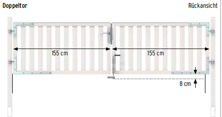 TraumGarten Beschlagsatz für Cleo Doppeltore