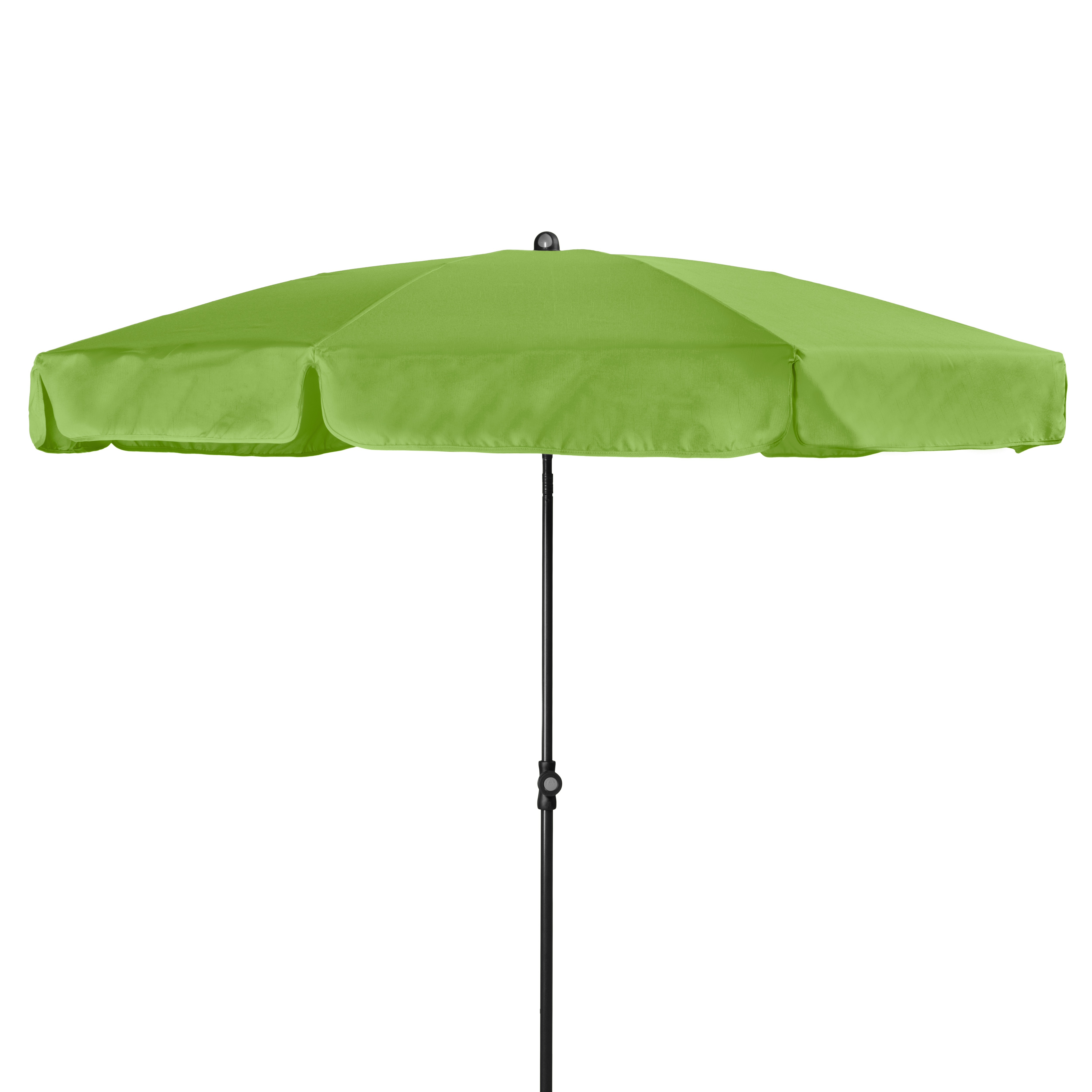 doppler Mittelmastschirm SUNLINE 200 Manual, Stahl Anthrazit / 100 % Polyester 160 g/m² Fresh Green