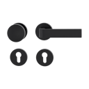 Vorschaubild Griffwerk Wechselgarnitur GRAPH R2 - Rosetten rund