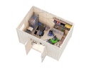 Vorschaubild Palmako Gartenhaus Stig 8,2 m²- 16 mm