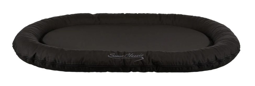 TRIXIE Kissen Samoa Classic, oval, 80 × 60 cm, schwarz