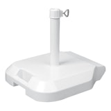 Delschen Schirmständer mit Handgriff & Rollen, Alu-Rohr Ø 26-44 mm, 28 kg, Betongefüllt, Weiß - Abverkauf Delschen Schirmständer mit Handgriff & Rollen, Alu-Rohr Ø 26-44 mm, 28 kg, Betongefüllt, Weiß - AbverkaufZubehörbild