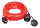 Vorschaubild Kopp Schutzkontaktverlängerung Gummi, 10m, rot