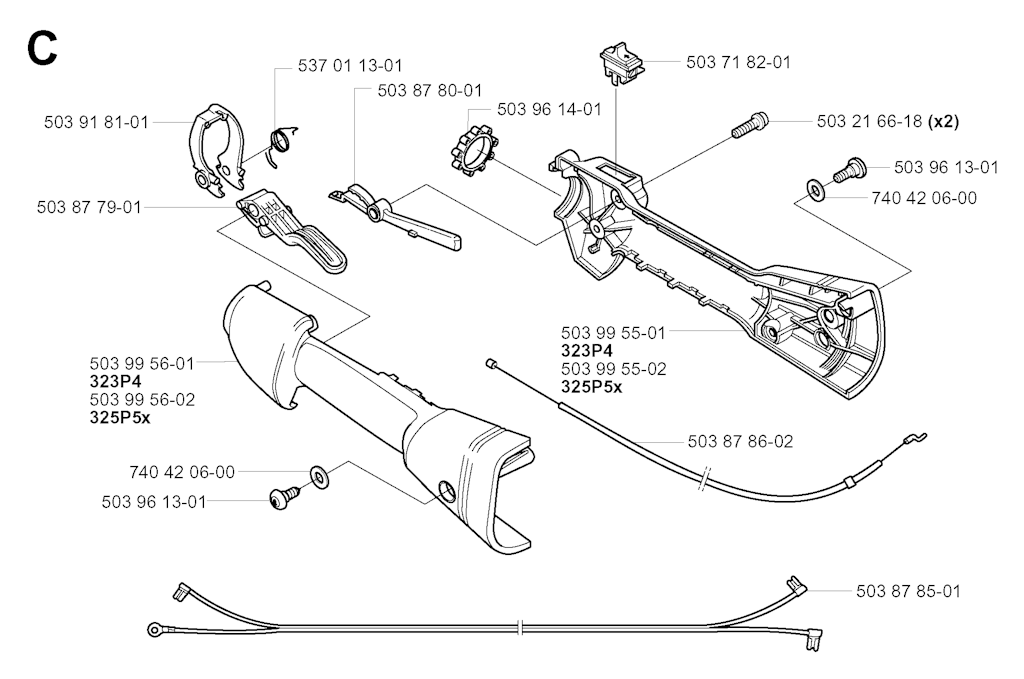 Explosionszeichnung Ersatzteile