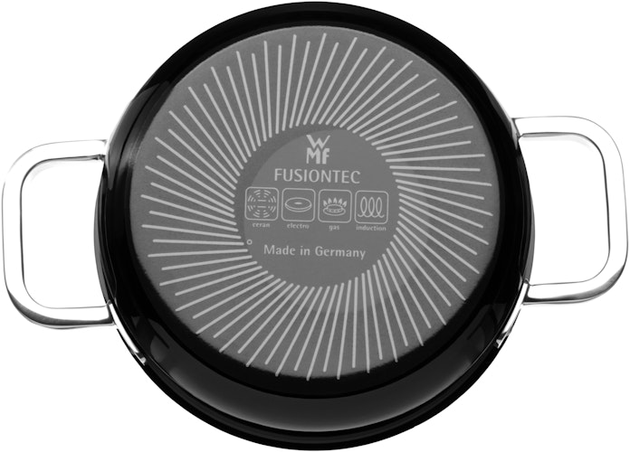 WMF Fusiontec Functional Fleischtopf mit Glasdeckel, 20 cm, Black