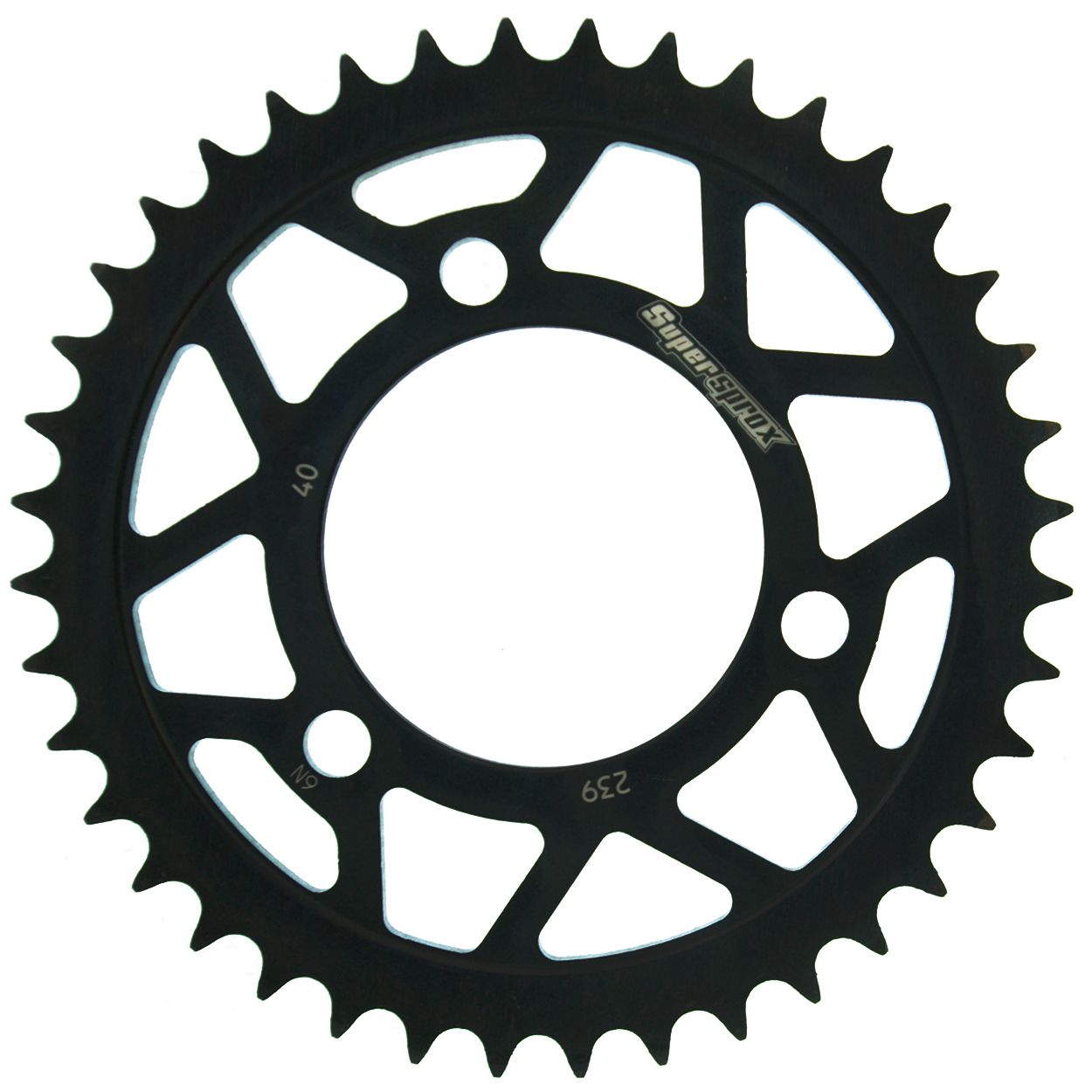 Supersprox Stahl-Kettenrad 420 40Z (Schwarz)