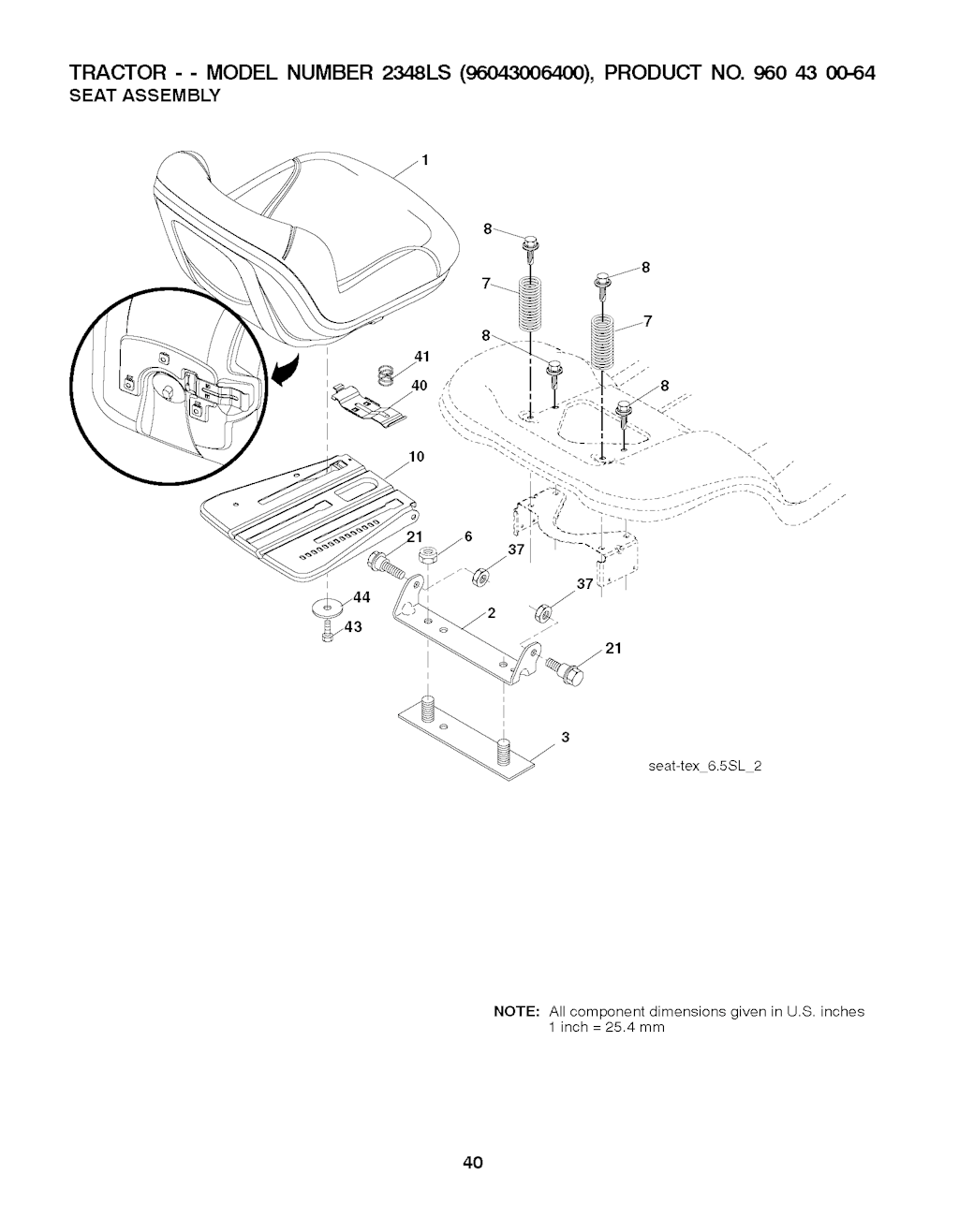 Explosionszeichnung Ersatzteile