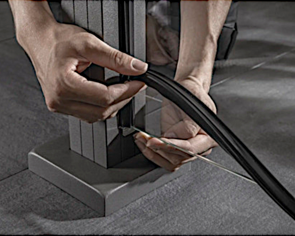 BM Gummidichtung schwarz, 15 lfm