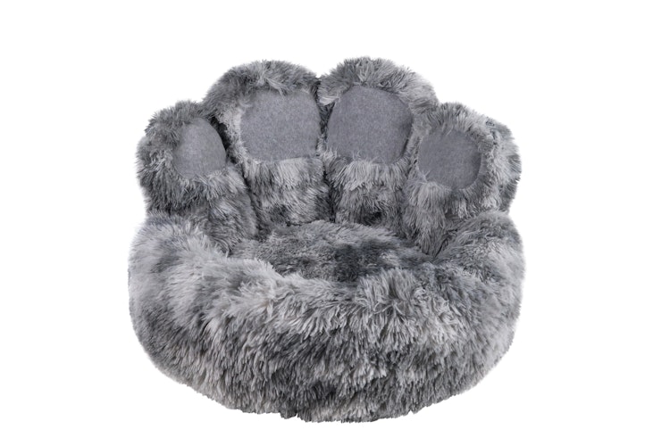 NOBBY Komfortbett rund Paw grau