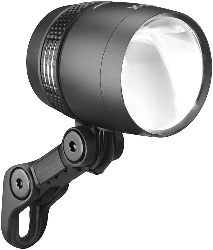 Busch + Müller Scheinwerfer Lumotec IQ-X E schwarz für Bosch System 2 (sind bereits mit ein
