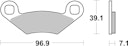 Vorschaubild SBS Bremsbelag 642ATS Quad Sinter