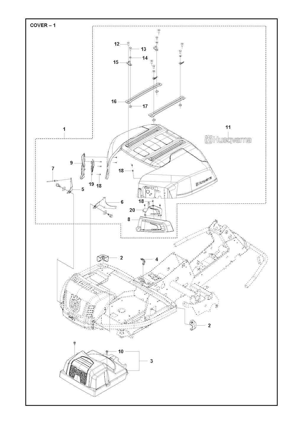 Explosionszeichnung Ersatzteile