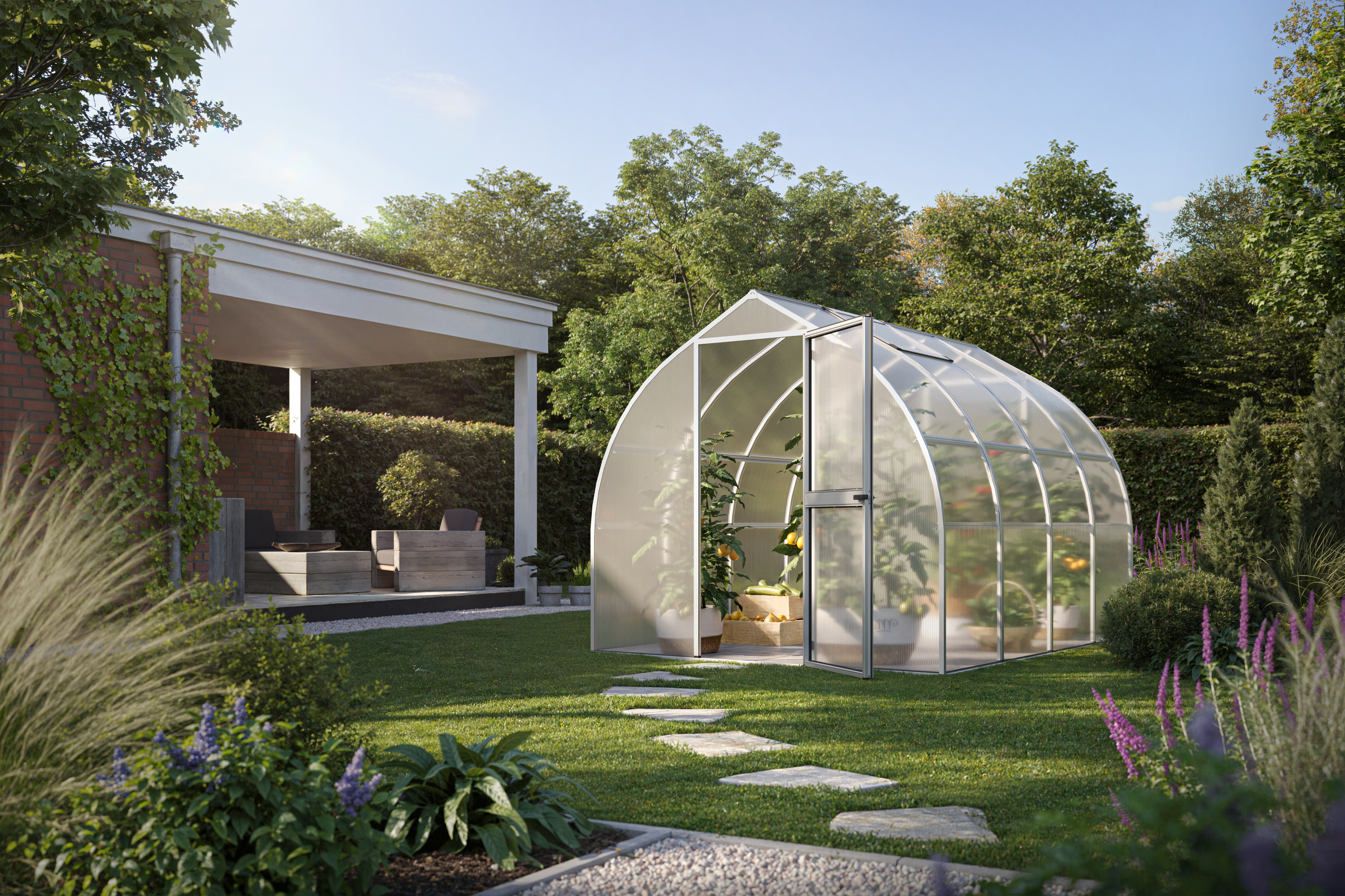 KGT Gewächshaus Rhodo Typ IV-pressblank-2,27x 3,00m (Rhodo TYP IV)