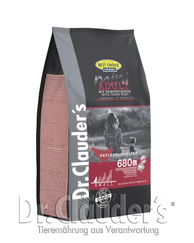 Dr Clauder's Best Choice Mini Adult Frischfleisch Hundetrockenfutter