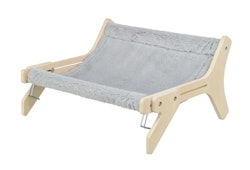 TRIXIE Hängematte, Holz, unbehandelt, 47 × 24 × 38 cm, grau