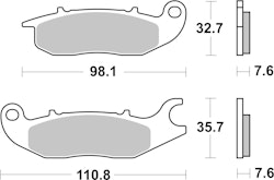 SBS Bremsbelag 797HF Street Ceramic