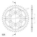 Vorschaubild Supersprox Stealth-Kettenrad 525 44Z (Rot)