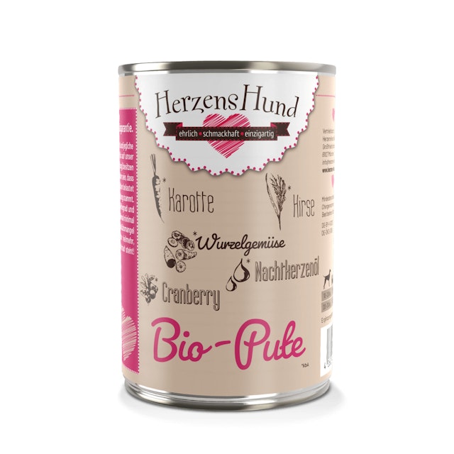 Herzenshund 400 Gramm HundenassfutterVorschaubild