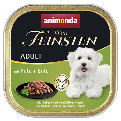 animonda Vom Feinsten Adult in Sauce 150g Schale Hundenassfutter