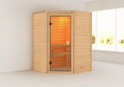 Karibu Woodfeeling Sauna Antonia - 38 mm Massivholz Aktionssauna