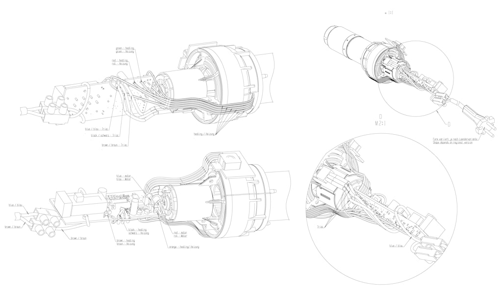 Explosionszeichnung Ersatzteile