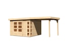 Vorschaubild Karibu Woodfeeling Gartenhaus Kerko 3/4/5/6 mit 240 cm Schleppdach - 19 mm