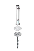 doppler Bodenanker GREENFIELD 60 mm, Edelstahl Standrohr